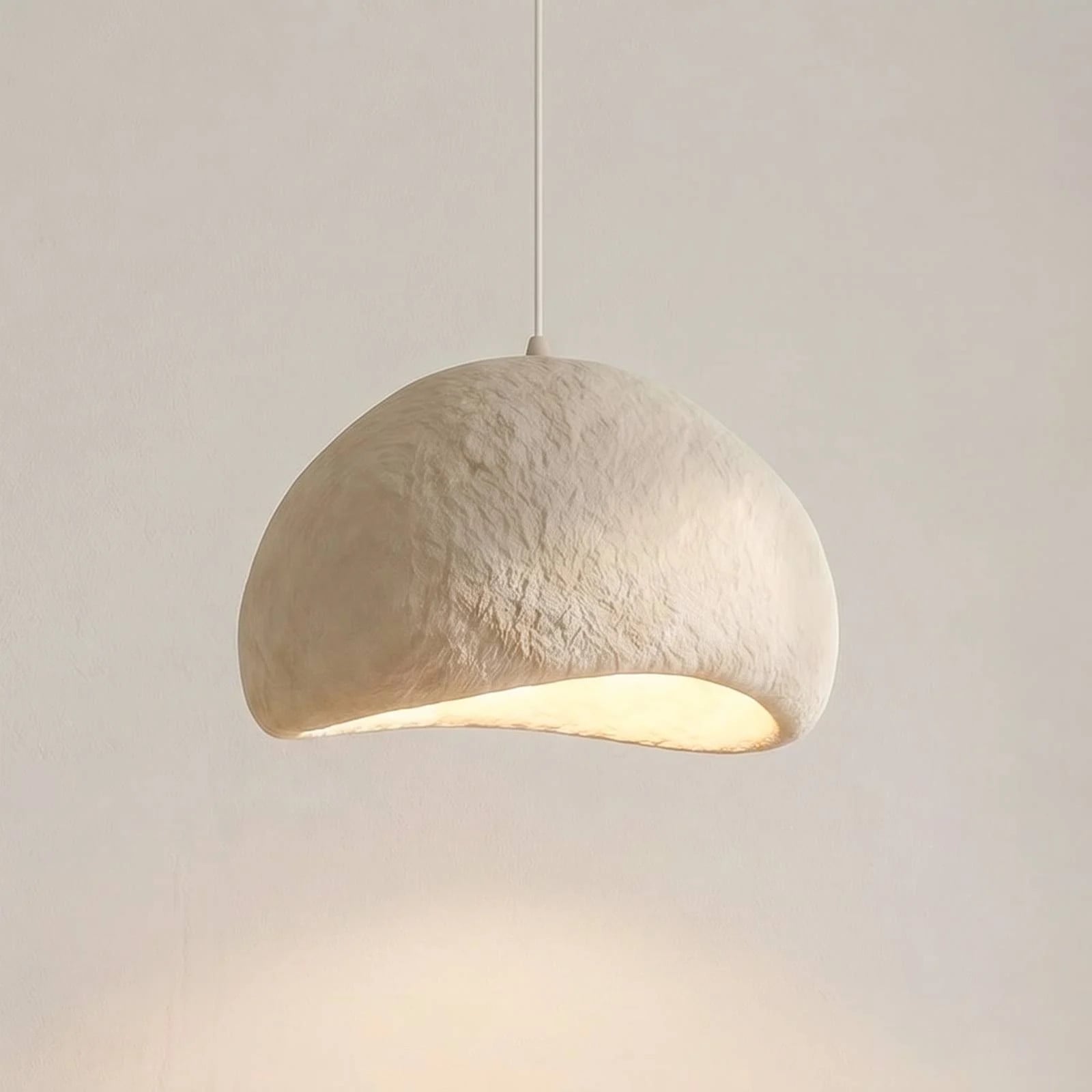 Opviq Hanglamp Loval, Modern, Crème / Amber, Kunststof, Dimbaar