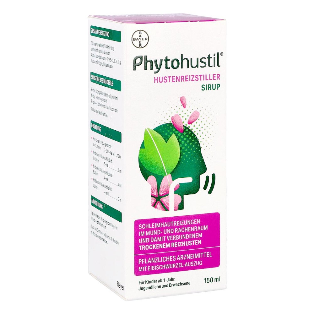 Bayer Vital GmbH Phytohustil Hustenreizstiller Sirup bei Reizhusten 00425478
