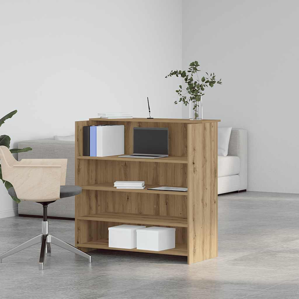 Latitude Run Azha Standing Desk Artisan Oak
