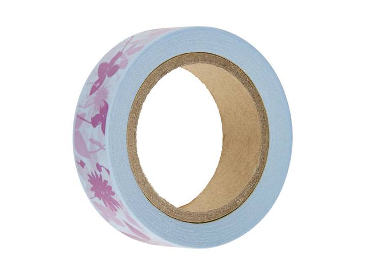 Glorex Washi-Tape Blumen 1.5 cm × 10 m