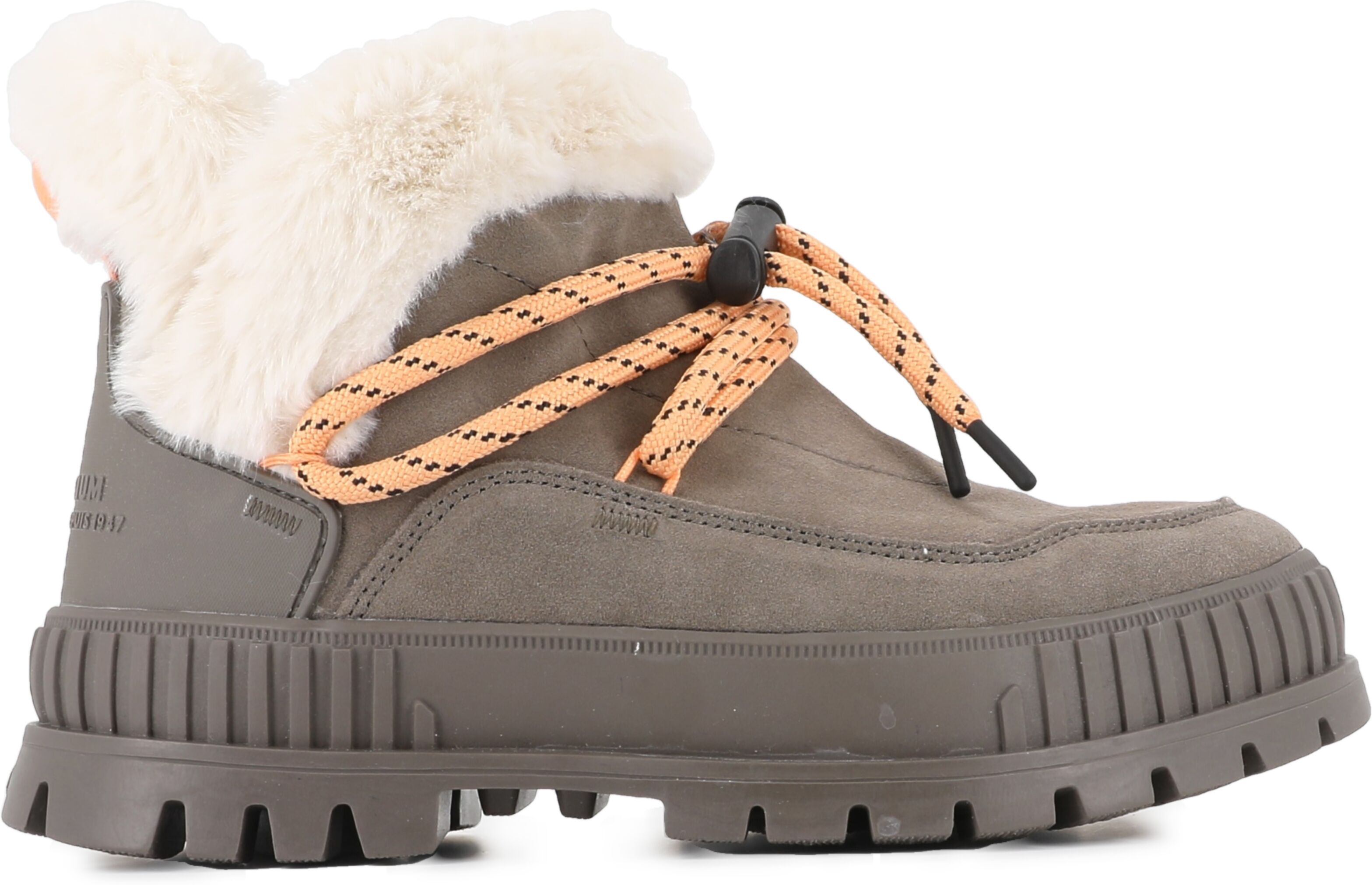 Winterboots PALLADIUM "PALLASHOCK LO HIVER", Damen, Gr. 42, Warmfutter, braun (rocks), Leder, Schuhe Winterboots, Winterschuhe, Winterstiefel, Snowboots rocks 42, Warmfutter