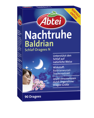 Perrigo Deutschland GmbH ABTEI Nachtruhe Baldrian Schlaf-Dragees N 90 St 14254299