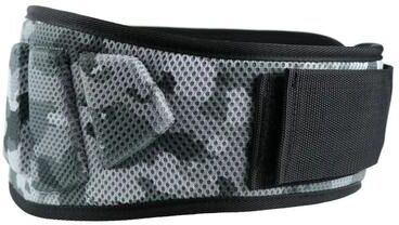 Uplift Essentials Sports Fitness Weightlifting Waist Belt And Gym Lumbar Back Support gray Camouflage m