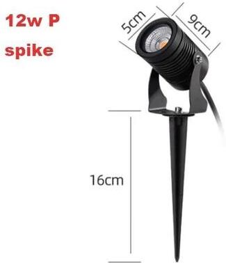 Uplift Essentials Outdoor Waterproof LED Garden Spotlights 12w Base P 85 265v nature White 4000k