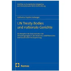 UN Treaty Bodies und nationale Gerichte, Fachbücher von Katharina Sophie Limberger