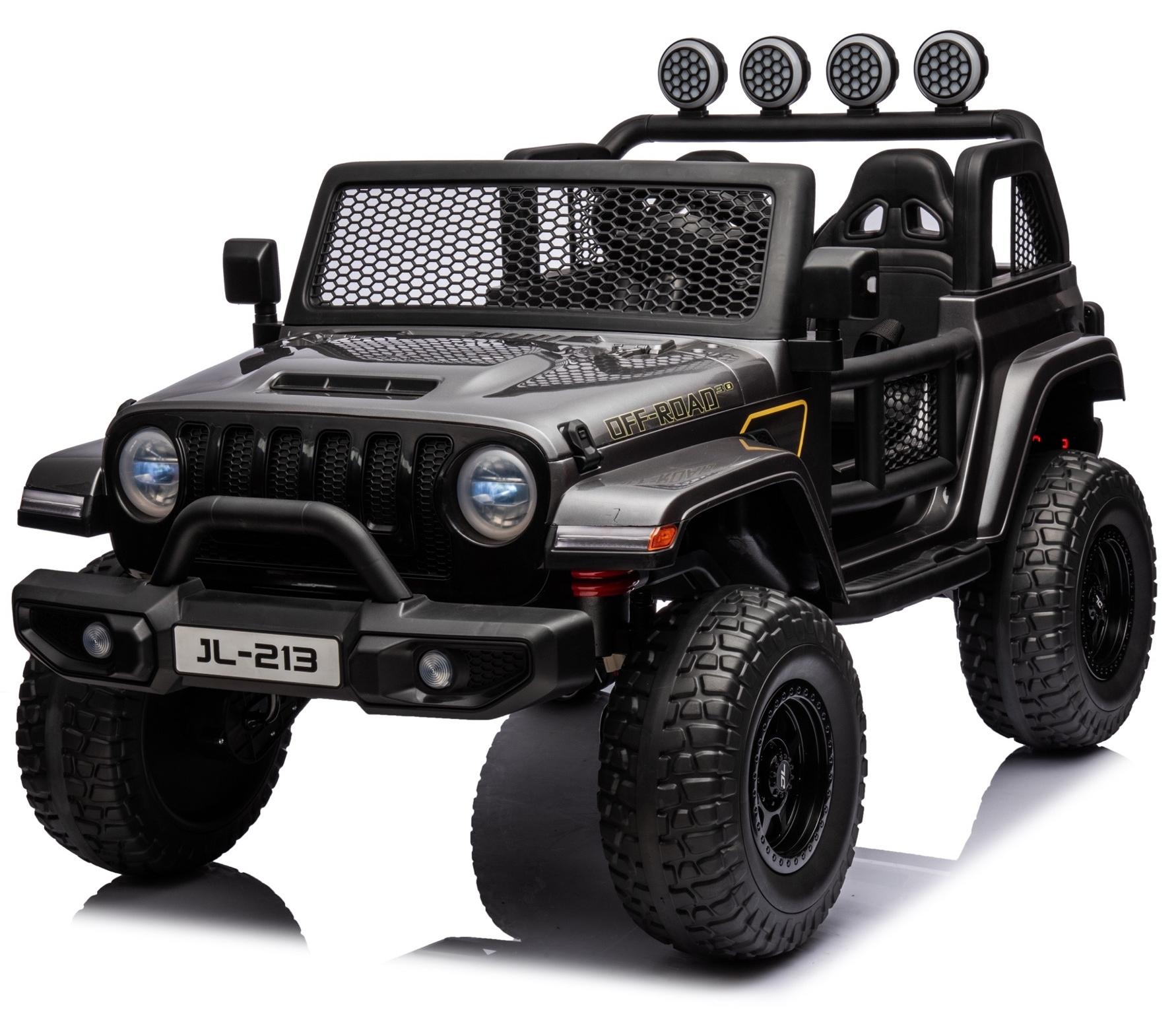 Jeep Kinder-Elektroauto 2-Sitzer 12V Grau