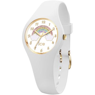 Quarzuhr ICE-WATCH "ICE fantasia - Rainbow - Extra small - 3H", weiß, Armbanduhren, Kinder, Quarzuhr, Armbanduhr, Kinderuhr, Mädchen, Regenbogen, Schulanfang, Geschenkidee