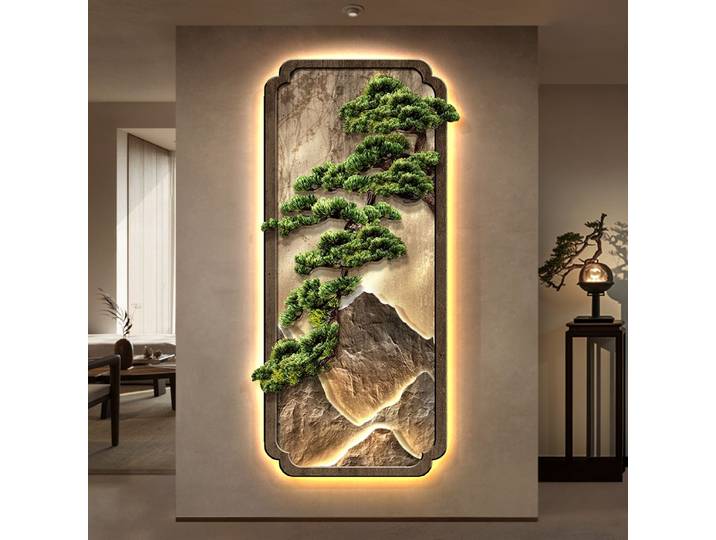 Lampe murale LED néo-chinoise, pour couloir, Foyer, salon, entrée, chambre à coucher, décoration de la maison, peinture de fond, Lustre