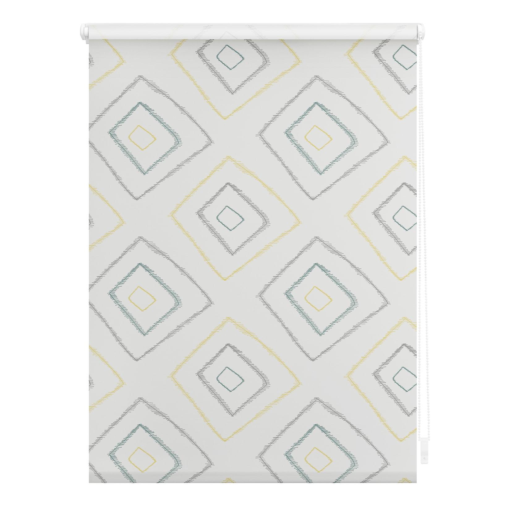 Lichtblick Rollo Klemmfix, ohne Bohren, blickdicht, Stripy Boho Rectangle - Beige