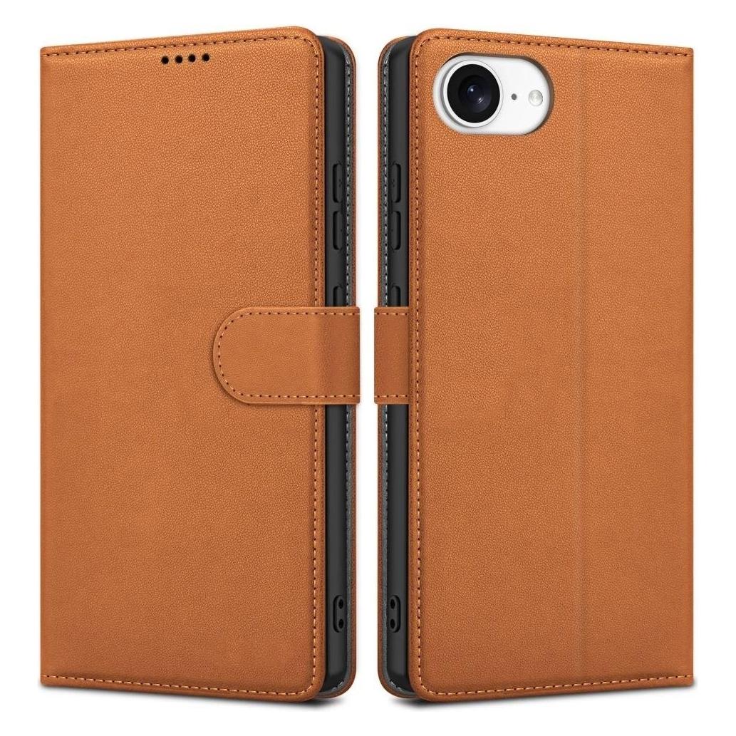 Reach Schicke Handyhülle im Brieftaschen-Stil für Samsung Galaxy A12 / M12 - Braun - Folio-Klapphülle (Samsung Galaxy A12, Samsung Galaxy M12) (66067783)