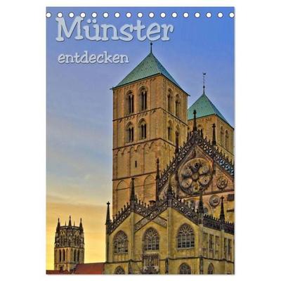 Münster entdecken (Tischkalender 2027 DIN A5 hoch), CALVENDO Monatskalender
