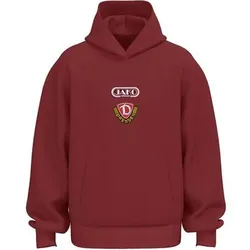 JAKO Unisex Dynamo Dresden Hoodie Freizeit, Größe XL in Rot Rot