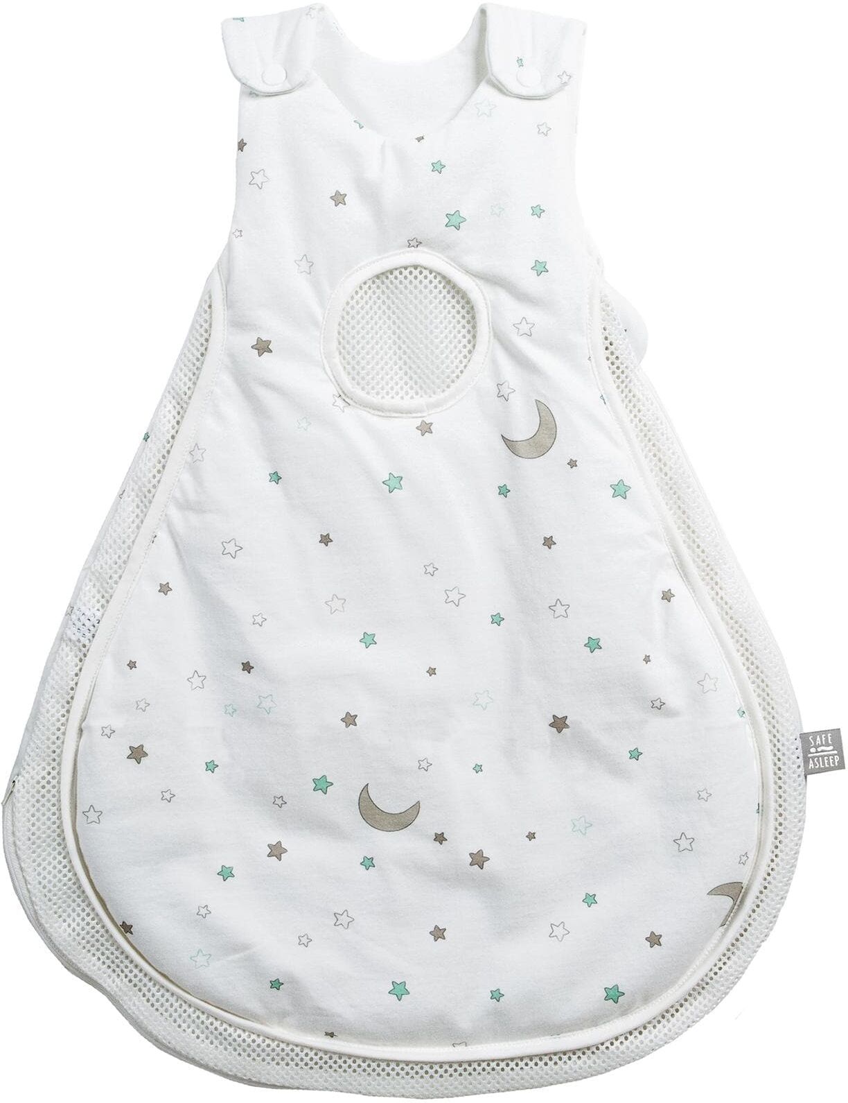Babyschlafsack ROBA "Sternenzauber", Baby, Gr. L: 62cm, weiss (weiß), Obermaterial: 100% Baumwolle, Schlafsäcke Babyschlafsack weiß L: 62cm