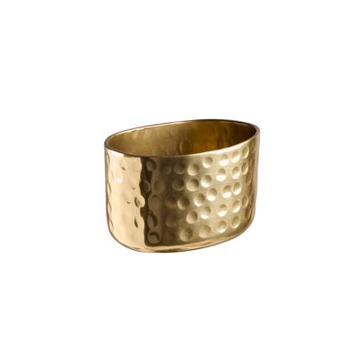 Dipschale APS "CRAFT, Aluminium, 8,5 x 6,5 cm", gold, B:6,5cm H:5,5cm T:8,5cm, Melamin, Schüsseln, Dipschale, Aluminium Dipschale gehämmert, robust, leicht und kompakt