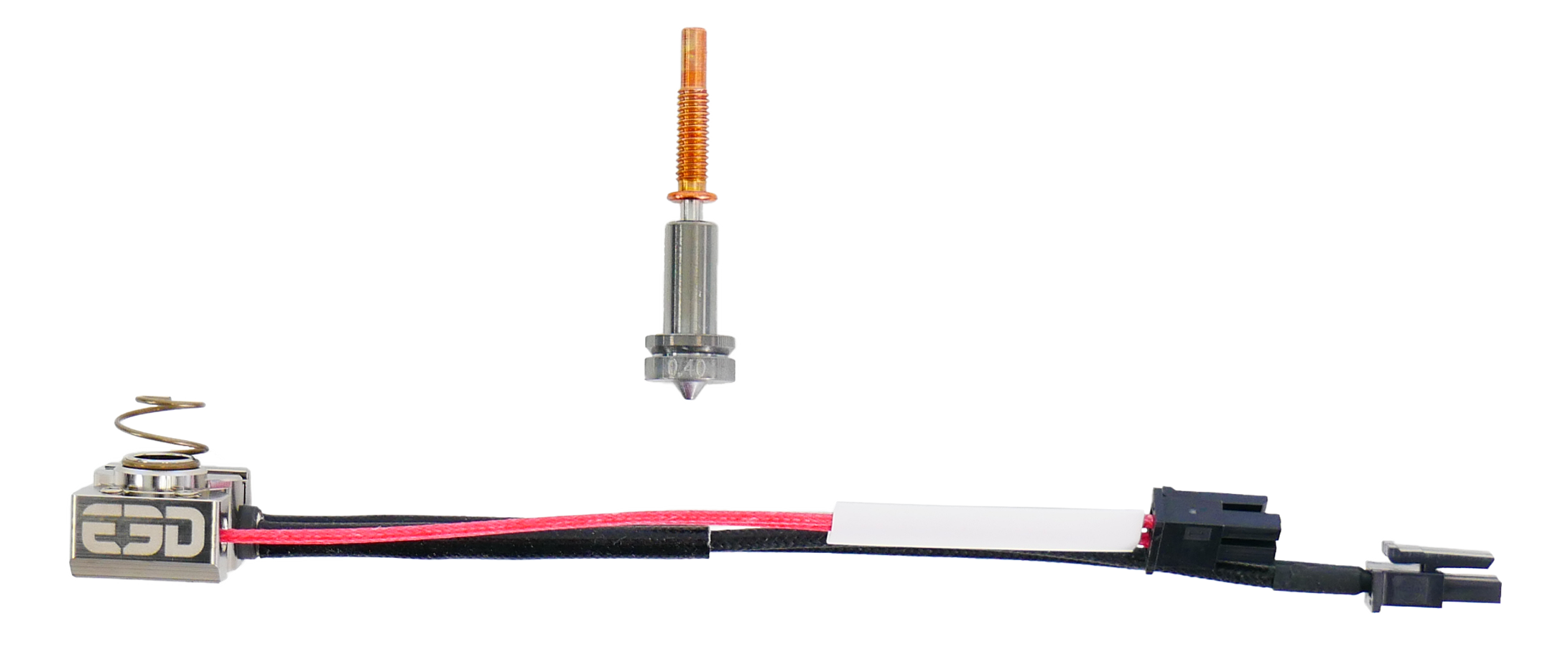 E3D Revo Ultra High Temp Hotside - PT100 - Single Nozzle Kit REVO-HOT-PT100-UHT-AS-HTA