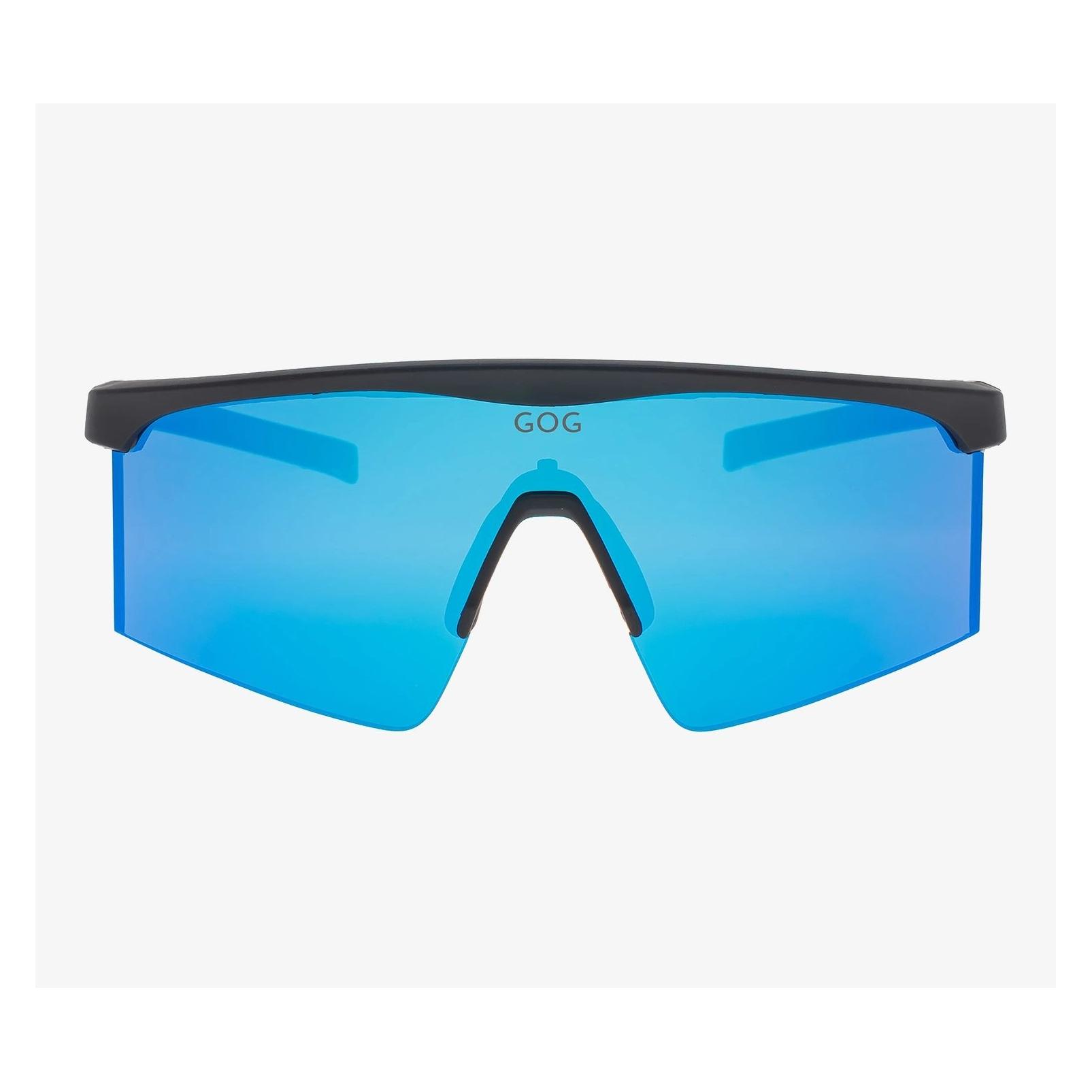 Okulary przeciwsłoneczne GOG Sigurd - matt black/reflex white/blue (738676)