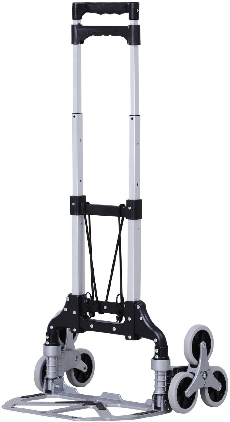 brugel B71030 Carrello Portapacchi Pieghevole In Alluminio Con 6 Ruote Per Scale Carico 70 Kg - B71030