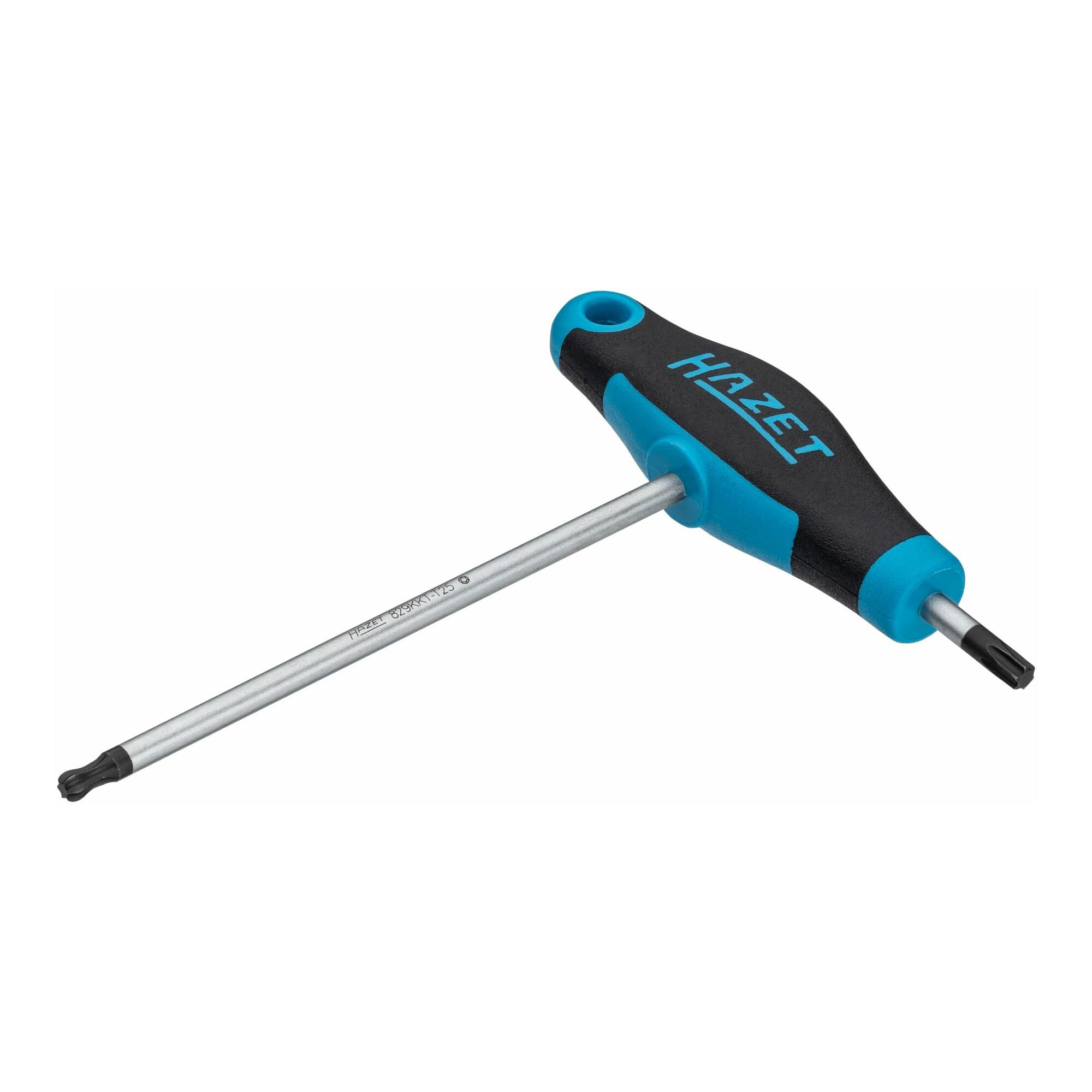 HAZET Schraubendreher mit T-Griff 829KKT-T25, Innen TX Profil, T25)