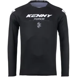 Kenny, Unisex, Velotrikot, Force (S), Schwarz, Weiss, S