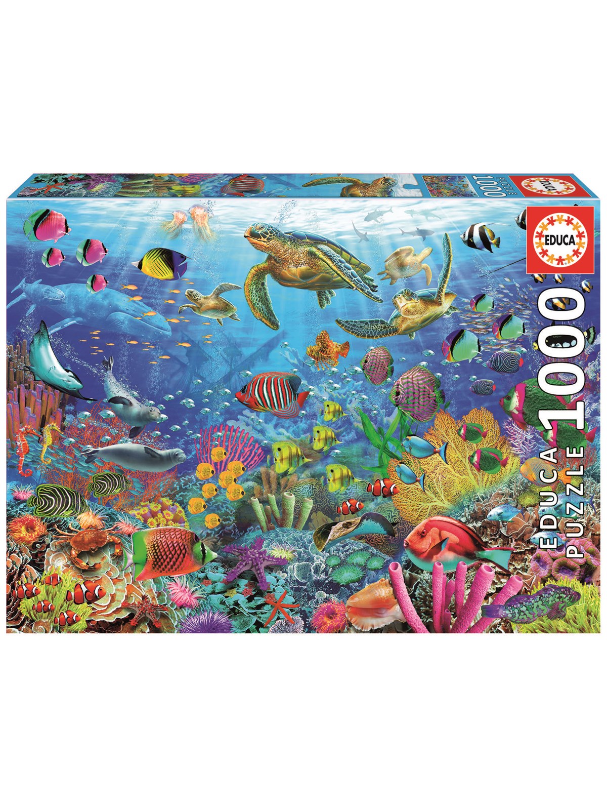 Educa 1000 Tropical Fantasy Turtles