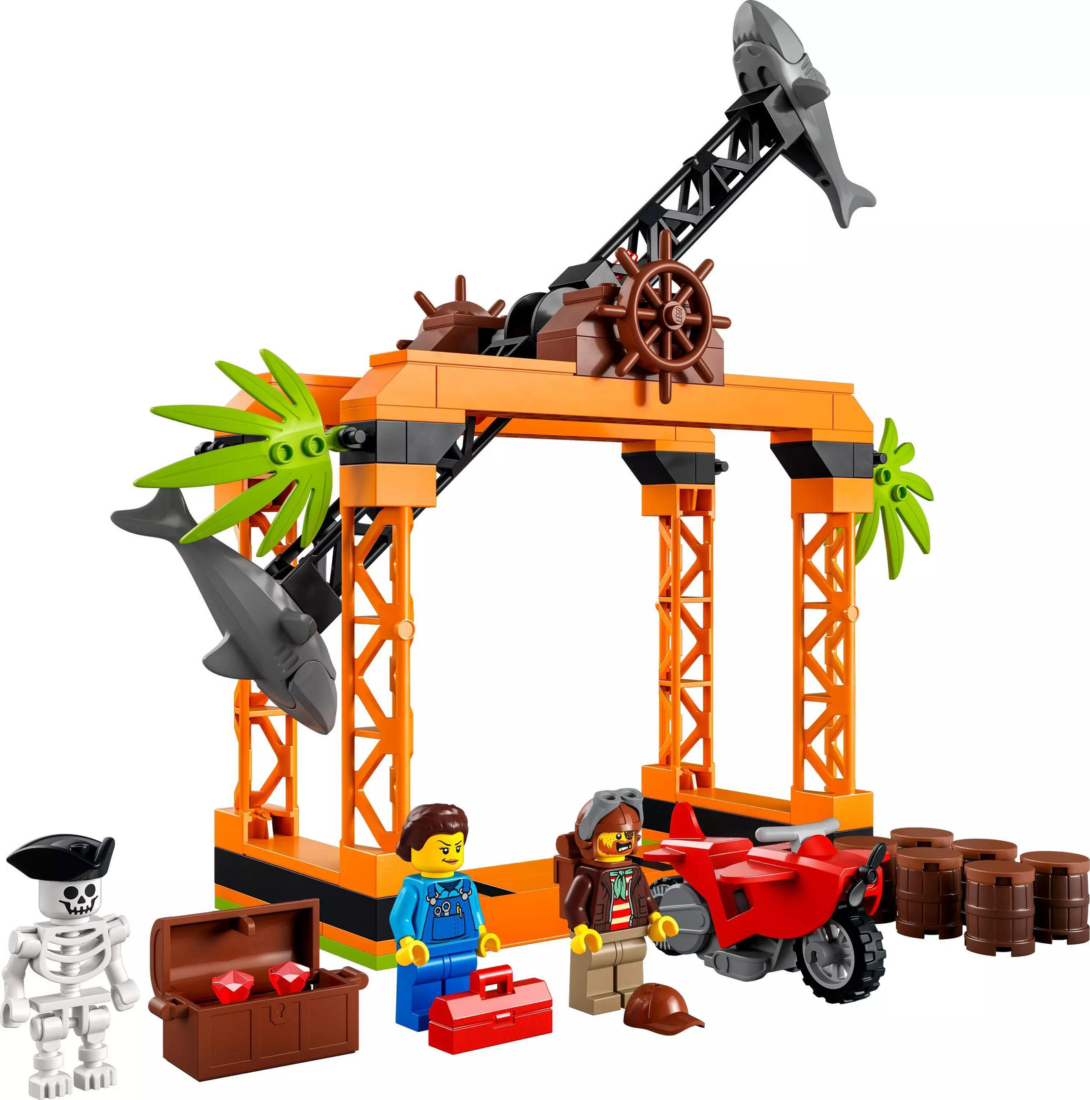 LEGO City Stuntz 60342 Haaiengrip Stuntchallenge