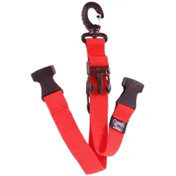 M&M Flossenbandhalter doppelt mit Karabiner - Blau