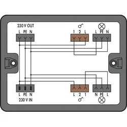 Wago 899-631/363-000 Verteilerbox,Ausschaltung,1 Eingang,schwarz 899631363000