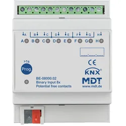 MDT technologies Binäreingang 8-fach 4TE REG, potentialfrei BE-08000.02