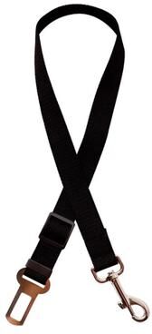 Useful Little Things Reflective Adjustable Dog Car Seat Belt Safety Harness black A