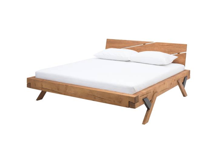 Bett Liara natur Fichtenholz 140 x 200 cm