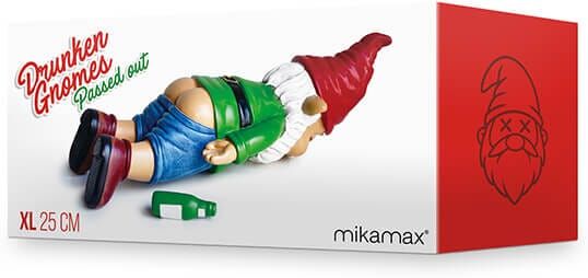 Mikamax Drunken Gnome Passed Out Ornament