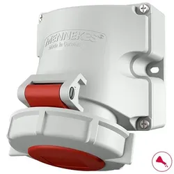 Mennekes 9302 Wanddose, 16A3p9h400V, IP67