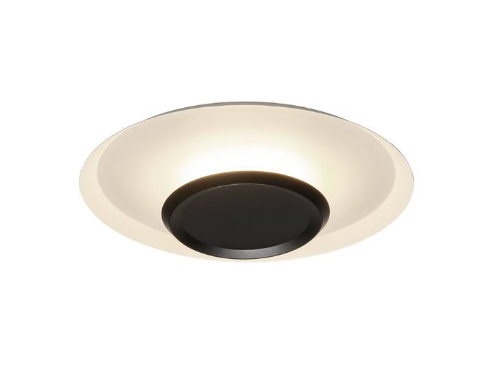 Plafonnier / Applique LED Tina Ø40 cm – Noir & Blanc