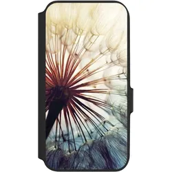 Nivocase Klapphülle für Samsung Galaxy A54 5G Handyhülle aus Kunst Leder NIVOflip schwarz Blumen Fotografie (Samsung Galaxy A54 5G), Smartphone Hülle, Schwarz