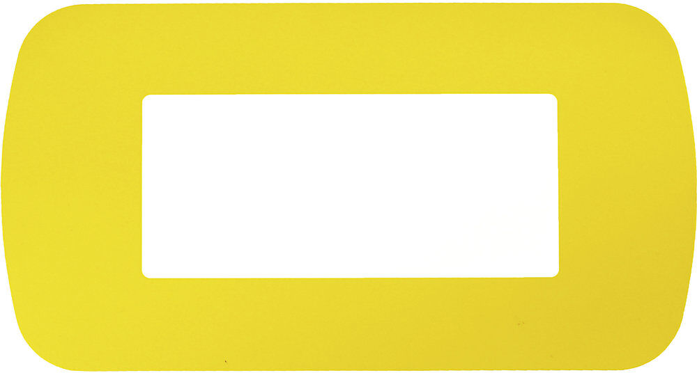 kaiserkraft Bodenrahmen, Format DL, VE 10 Stk, gelb