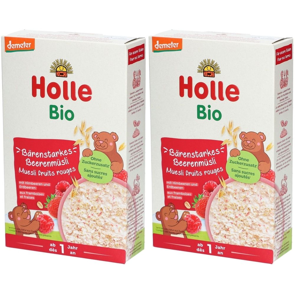 Holle Bio-Beerenmüsli Vollkorn 200 g x2 2x200 Müsli
