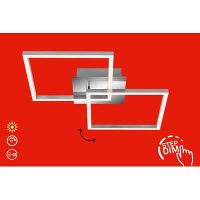 BRILONER LEUCHTEN LED Deckenleuchte "FRAME", silber, Leuchten, LED Deckenleuchte
