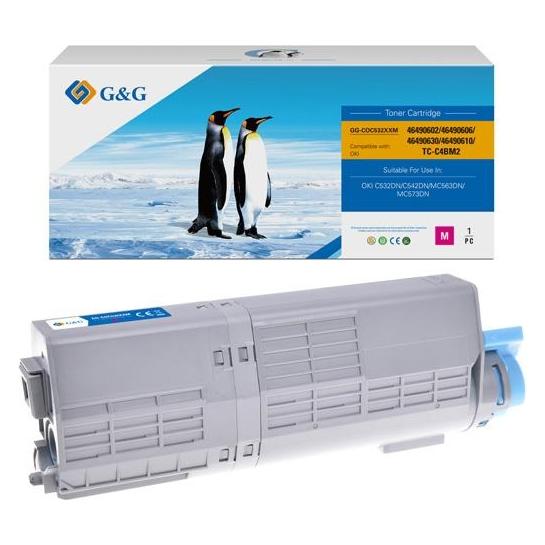 G&G kompatibel Toner mit OKI 46490606, NT-COC532XXM, magenta, 6000S (61118987)