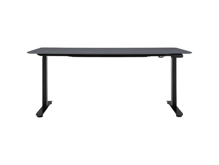 Schreibtisch Lario schwarz MDF Höhenverstellbar B 180 T 80 cm - Schreibtisch