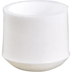 WAGNER Kappen für Stahlrohr rund 4tlg. - Ø 14/17 x 16 mm, Abrieb 4 mm, Kunststoff weiß - 15061599