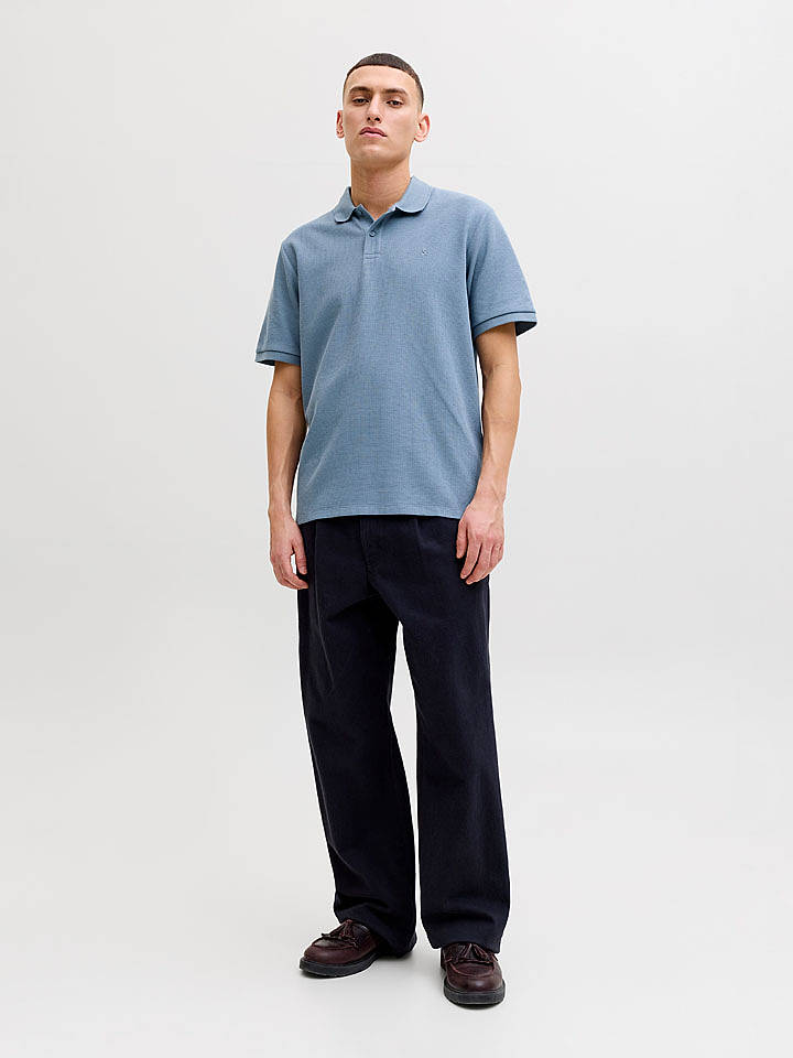 Jack & Jones Poloshirt "Austin" in Hellblau - S