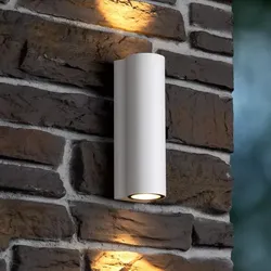 Lucide AKRA – Außenwandleuchte LED 2x6,5W 2700K IP54 Weiß