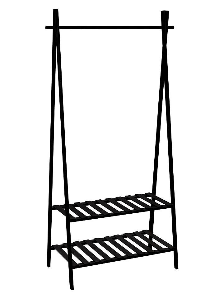 Joybos Garederobe in Schwarz - (B)94 x (H)179 x (T)45 cm - onesize