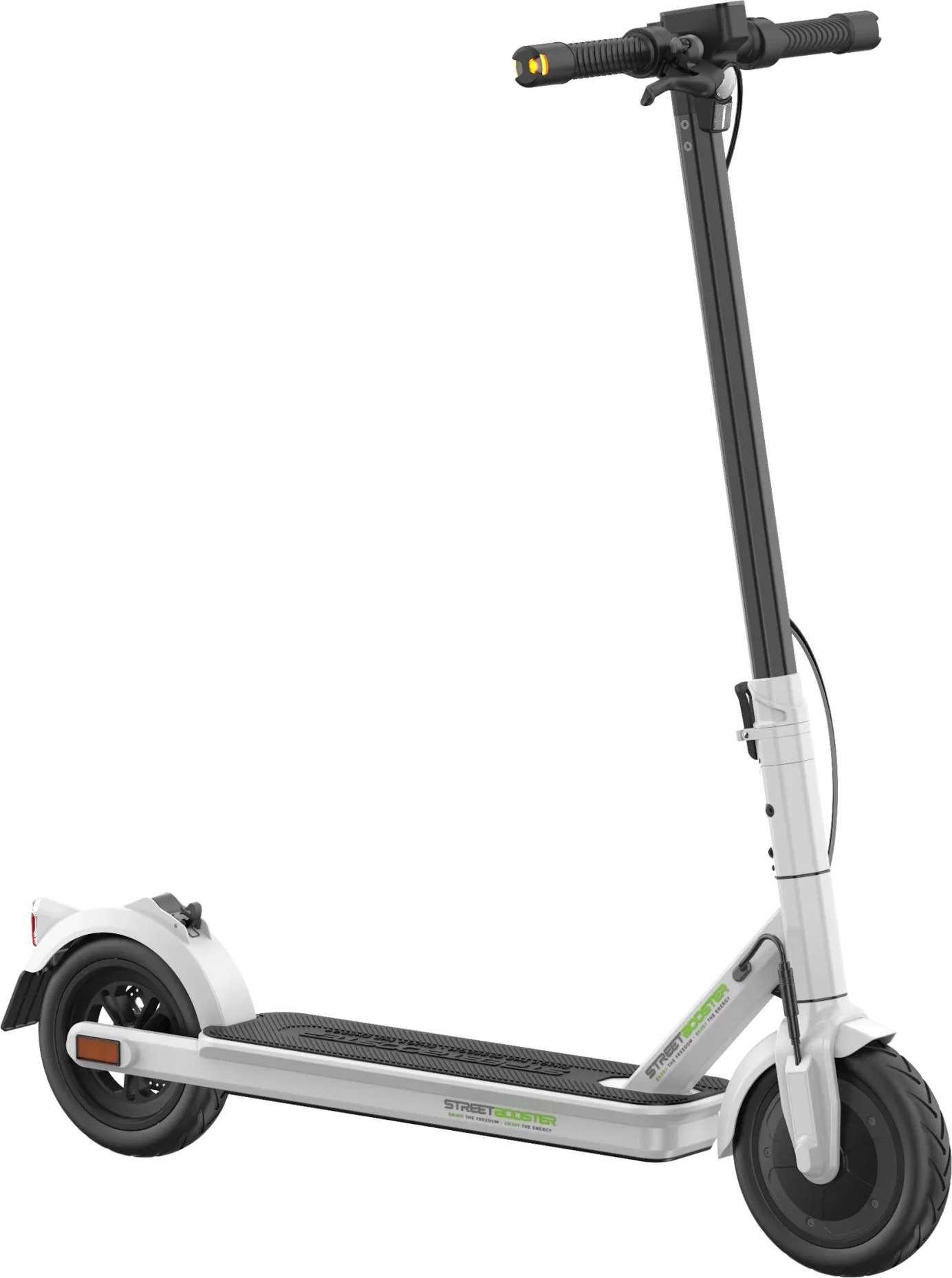 E-Scooter STREETBOOSTER Vega weiß - mit Straßenzulassung, 20 km/h, faltbar, leicht