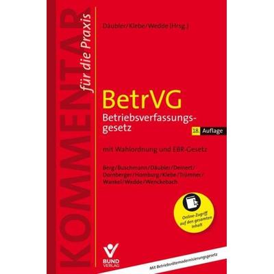 BetrVG - Betriebsverfassungsgesetz, Paperback von , Bund-Verlag GmbH