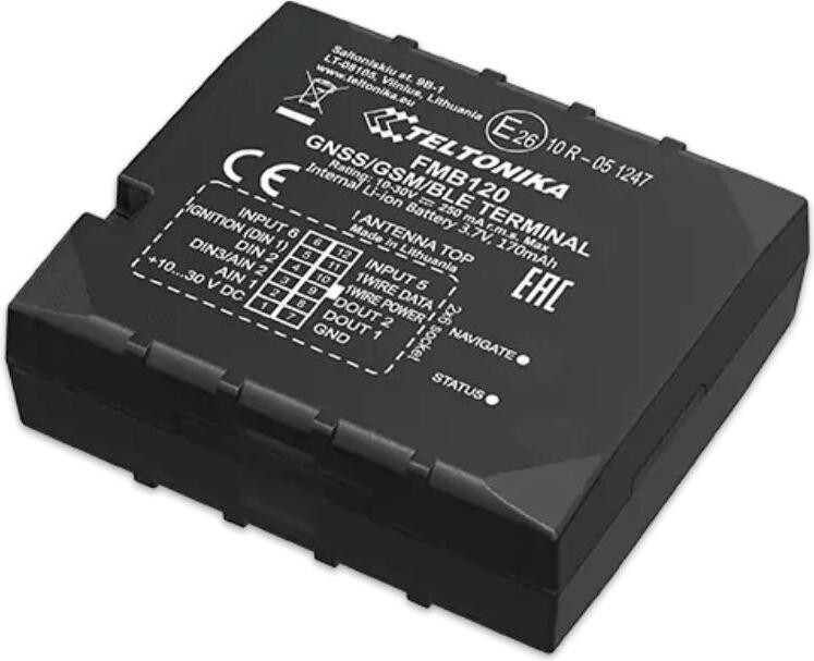 Teltonika FMB120 GPS/GSM/Bluetooth-tracker voor vloot- en voertuigmonitoring