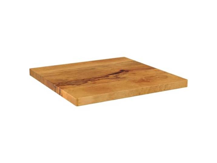 Tischplatte Quadratisch Massivholz Mango 60x60x3,8 cm Mango Tischplatte, rustikales Design, leicht zu reinigen, vielseitig einsetzbar, für Esszimmer