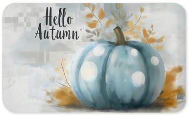 "Stupell Autumn Harvest Pumpkin Printed Anti-Fatigue Floor Mat, 30""x18"""