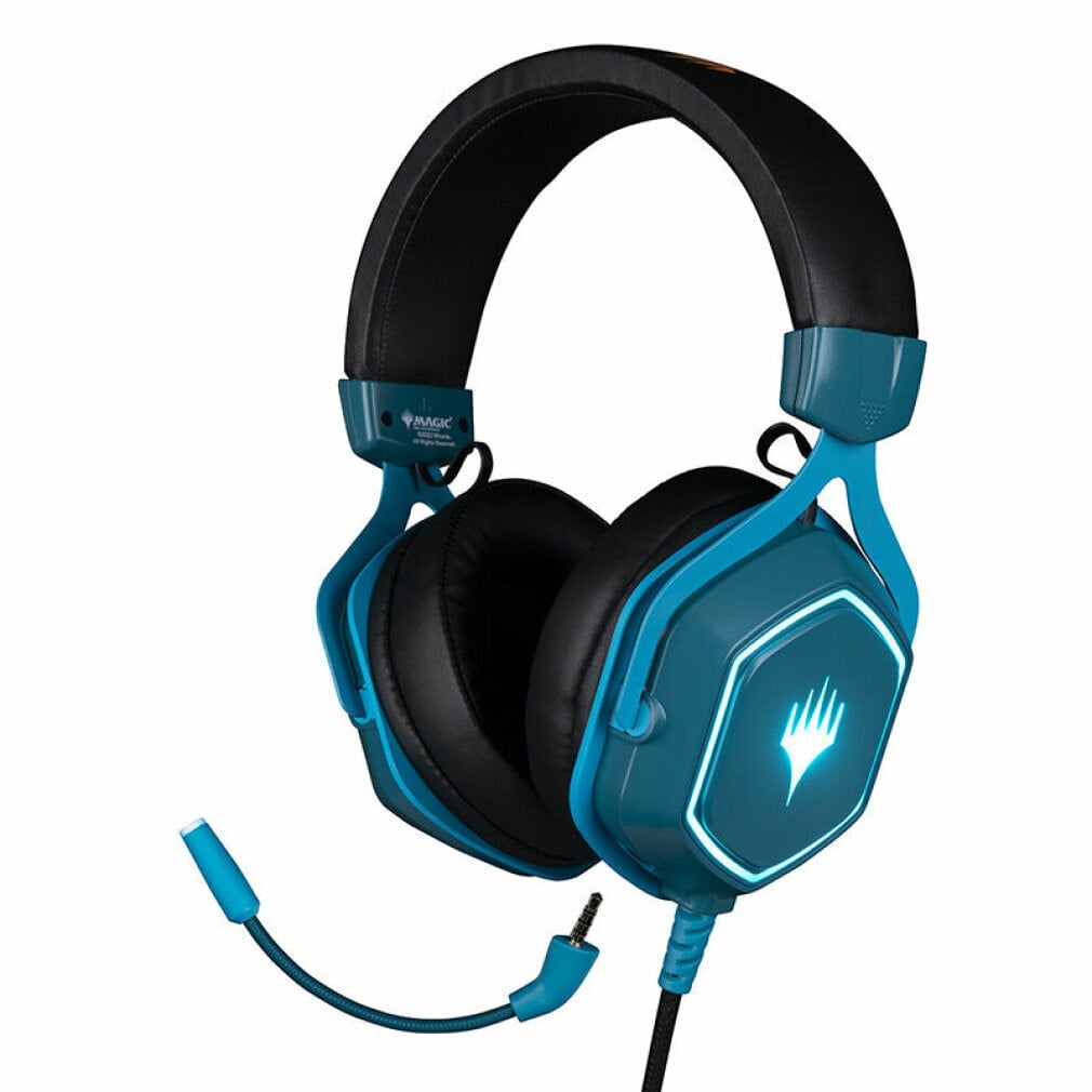 Konix Magic The Gathering bekabelde gaming-hoofdtelefoon - Blauw