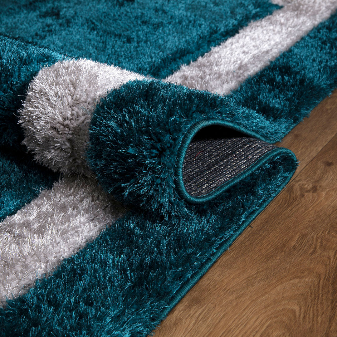 Fairmont Park Belliere Shag Area Rug Blue Rectangle 200 x 290cm
